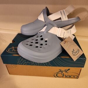 Chaco Chillo Blue Fog Clog Sandal Mule  Women's 9 New In Box